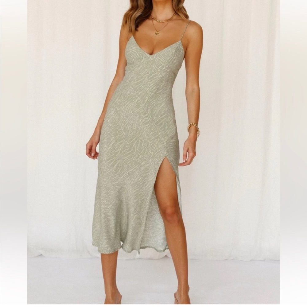 Hello Molly Polka Dot Midi Dress